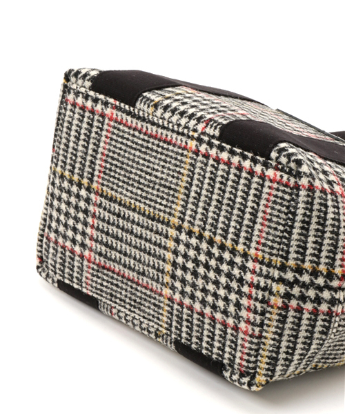 HARRIS TWEED（ハリスツイード）の「【Harris Tweed】ハリスツイード トートバッグS         （トートバッグ・レディース・ダークグレー/ダークグリーン・ONE SIZE）」の5枚目の写真