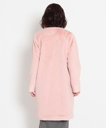 新品 AG by aquagirl ラビットファー コート ピンク毛皮 100% 楽天市場