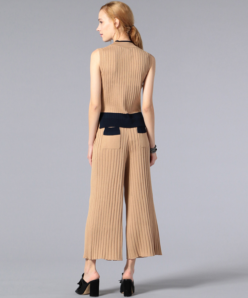 LOVELESS（ラブレス）の「【LOVELESS】WOMENS ワイドリブノースリーブニット（ニット/セーター・レディース・ベージュ/ネイビー/グレー・36/34）」の18枚目の写真