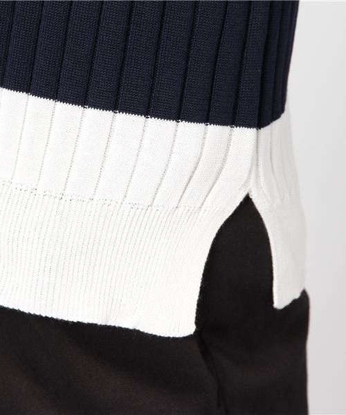 LOVELESS（ラブレス）の「【LOVELESS】WOMENS ワイドリブノースリーブニット（ニット/セーター・レディース・ベージュ/ネイビー/グレー・36/34）」の9枚目の写真