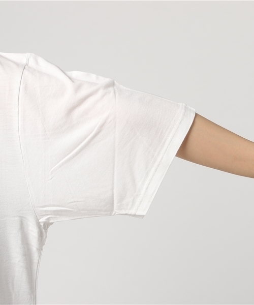 HYSTERIC GLAMOUR(ヒステリックグラマー)の「BEAR POPSICLE プリント ビッグTシャツ(Tシャツ/カットソー・レディース・レッド/グリーン/ブラック/ネイビー/ホワイト・FREE)」の9枚目の写真