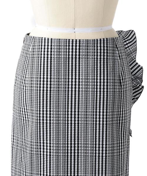 Drawer（ドゥロワー）の「Drawer フリル スカート（スカート・レディース・ブラック・36/40/38）」の10枚目の写真