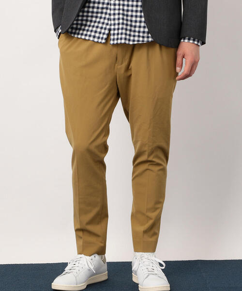 green label relaxing（グリーンレーベルリラクシング）の「OS★★T/R 2P EASY テーパードパンツ / アンクルパンツ（スラックス・メンズ・ネイビー/ブラック/その他2/グレー/オリーブ/ベージュ・MEDIUM/X-LARGE/X-SMALL/SMALL/LARGE）」の4枚目の写真