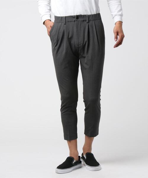 green label relaxing（グリーンレーベルリラクシング）の「【WEB限定】OS★★T/R 2P EASY テーパードパンツ / アンクルパンツ（スラックス・メンズ・ブラック/グレー/ダークグレー/ベージュ/オリーブ/ネイビー/その他1/その他2・X-LARGE/LARGE/MEDIUM/SMALL/X-SMALL）」の4枚目の写真