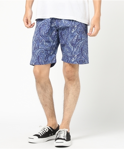 CALEE(キャリー)の「 ALLOVER PAISLEY PATTERN SHORT PANTS(その他パンツ・メンズ・ネイビー/ブラック/ブラウン・MEDIUM/LARGE)」の3枚目の写真