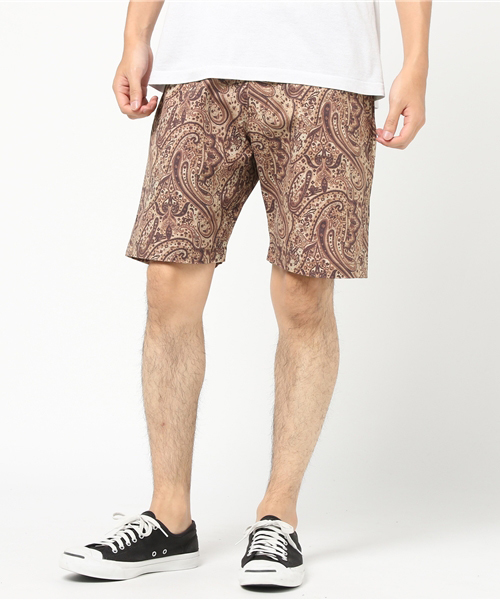 CALEE(キャリー)の「 ALLOVER PAISLEY PATTERN SHORT PANTS(その他パンツ・メンズ・ネイビー/ブラック/ブラウン・MEDIUM/LARGE)」の2枚目の写真
