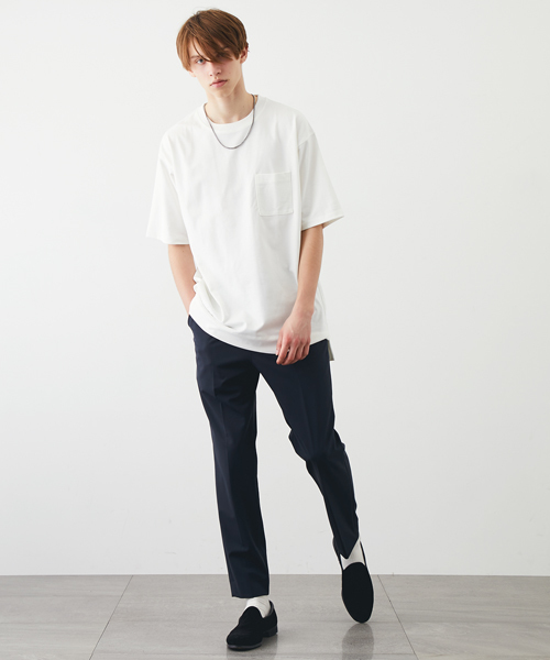 STUDIOUS HIGH(ストゥディオスハイ)の「ポンチトラックパンツ(その他パンツ・メンズ・ネイビー/ブラック・2/1)」の18枚目の写真