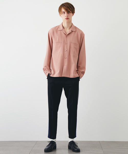 STUDIOUS HIGH(ストゥディオスハイ)の「ポンチトラックパンツ(その他パンツ・メンズ・ネイビー/ブラック・2/1)」の16枚目の写真