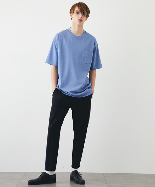 STUDIOUS HIGH(ストゥディオスハイ)の「ポンチトラックパンツ(その他パンツ・メンズ・ネイビー/ブラック・2/1)」の15枚目の写真