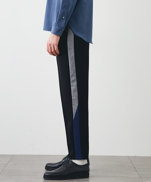 STUDIOUS HIGH(ストゥディオスハイ)の「ポンチトラックパンツ(その他パンツ・メンズ・ネイビー/ブラック・2/1)」の22枚目の写真