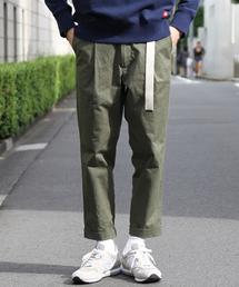 coen | ツイル1タックテーパードアンクルパンツ(チノパンツ)