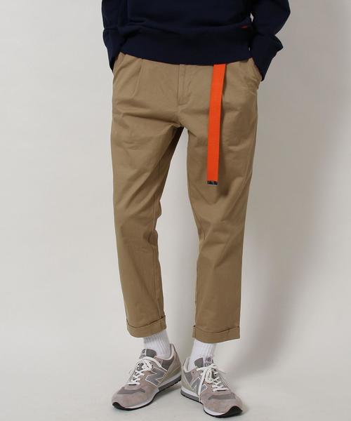 coen(コーエン)の「ツイル1タックテーパードアンクルパンツ(チノパンツ・メンズ・ベージュ/オリーブ/ネイビー・X-LARGE/SMALL/LARGE/MEDIUM)」の13枚目の写真