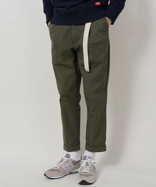 coen(コーエン)の「ツイル1タックテーパードアンクルパンツ(チノパンツ・メンズ・ベージュ/オリーブ/ネイビー・X-LARGE/SMALL/LARGE/MEDIUM)」の15枚目の写真