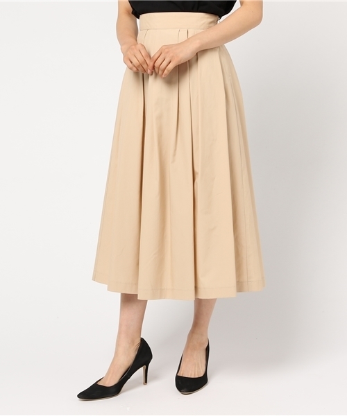 SHIPS（シップス）の「カラータックスカート（スカート・レディース・ベージュ/ネイビー/ブルー・36/38）」の12枚目の写真