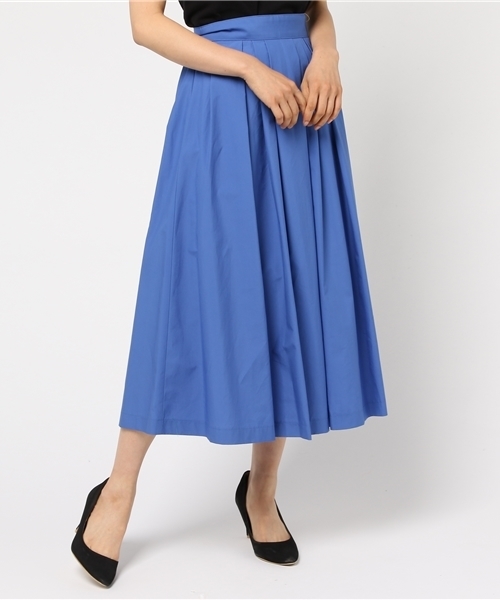 SHIPS（シップス）の「カラータックスカート（スカート・レディース・ベージュ/ネイビー/ブルー・36/38）」の14枚目の写真