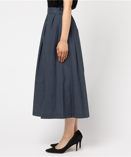 SHIPS（シップス）の「カラータックスカート（スカート・レディース・ベージュ/ネイビー/ブルー・36/38）」の5枚目の写真