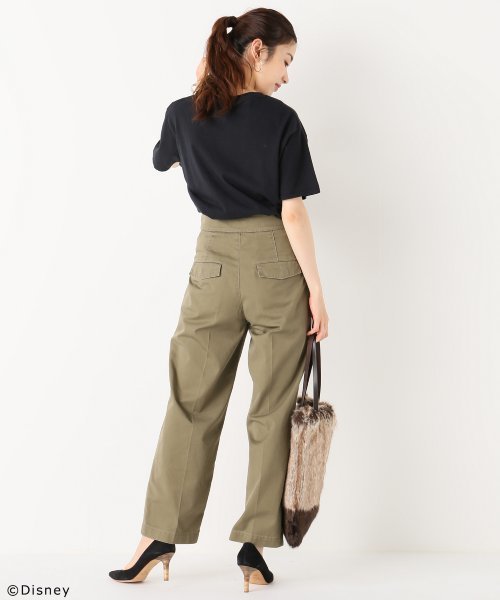 FRAMeWORK（フレームワーク）の「フレームワーク/MICKEY Tee (OOPS!)◆（Tシャツ/カットソー・レディース・ブラック/ホワイト・FREE）」の4枚目の写真