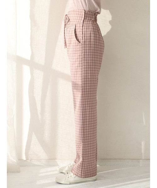 one after another NICE CLAUP(ワンアフターアナザーナイスクラップ)の「レースアップパンツ(その他パンツ・レディース・ネイビー/ブルー/ブラック系その他/ピンク系その他・SMALL/MEDIUM)」の5枚目の写真