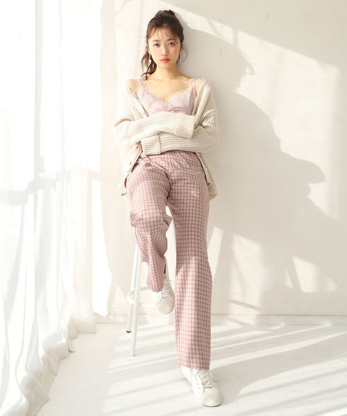 one after another NICE CLAUP(ワンアフターアナザーナイスクラップ)の「レースアップパンツ(その他パンツ・レディース・ネイビー/ブルー/ブラック系その他/ピンク系その他・SMALL/MEDIUM)」の10枚目の写真