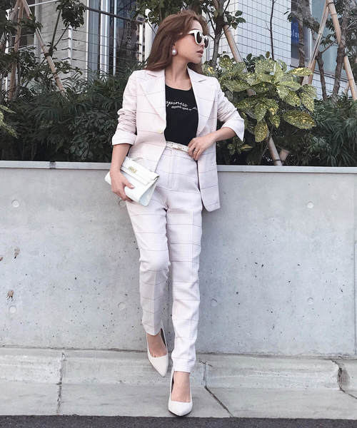 eimy istoire（エイミーイストワール）の「チェックテーラージャケット  