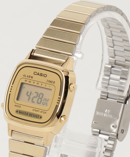 CASIO（カシオ）の「CASIO カシオ/ 腕時計 スタンダード デジタルウォッチ クォーツ 日常生活防水 /// LAシリーズ（デジタル腕時計・レディース・ゴールド/ブラック×ゴールド/ゴールド系その他・FREE）」の7枚目の写真