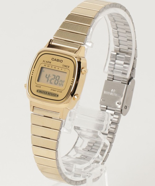 CASIO（カシオ）の「CASIO カシオ/ 腕時計 スタンダード デジタルウォッチ クォーツ 日常生活防水 /// LAシリーズ（デジタル腕時計・レディース・ゴールド/ブラック×ゴールド/ゴールド系その他・FREE）」の9枚目の写真