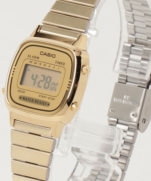 CASIO(カシオ)の「CASIO カシオ/ 腕時計 スタンダード デジタルウォッチ クォーツ 日常生活防水 /// LAシリーズ(デジタル腕時計・レディース・ゴールド/ブラック×ゴールド/ゴールド系その他・FREE)」の9枚目の写真