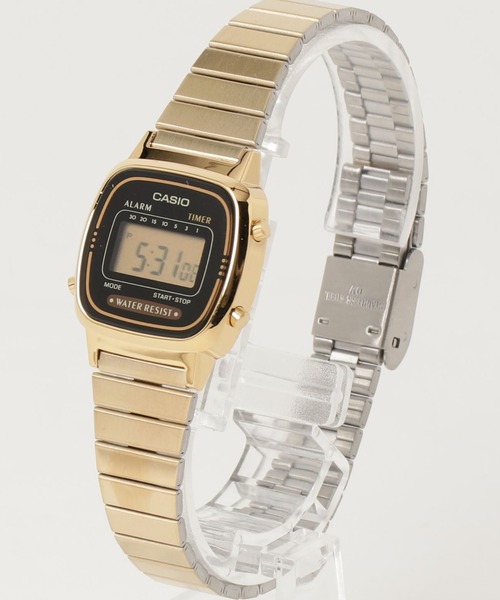 CASIO(カシオ)の「CASIO カシオ/ 腕時計 スタンダード デジタルウォッチ クォーツ 日常生活防水 /// LAシリーズ(デジタル腕時計・レディース・ゴールド/ブラック×ゴールド/ゴールド系その他・FREE)」の10枚目の写真