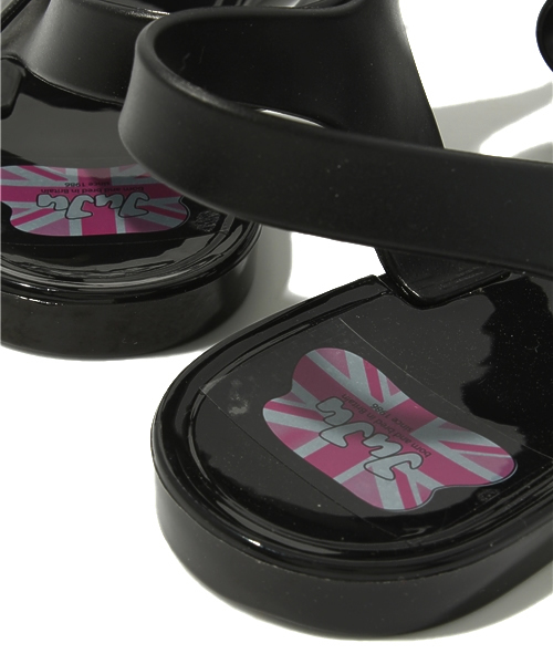 TOPSHOP(トップショップ)の「HELLO BLACK STRAPPY JELLIES(サンダル・レディース・ブラック・38/37/39/40)」の8枚目の写真