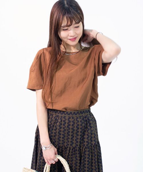 ワンダフルワールド　リバイバルブラウス　白 2022 ファッション ワンダフルワールド リバイバルブラウス 白