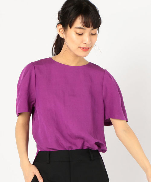 SHIPS（シップス）の「バックボタンタックスリーブプルオーバー