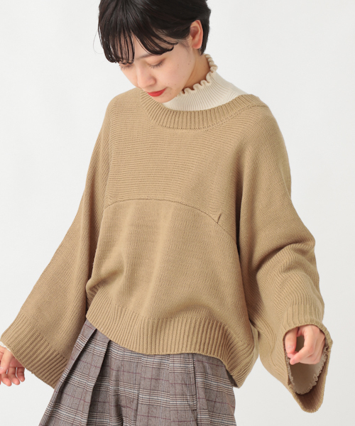 Kutir クティール の 切り替えデザインニット ニット セーター Wear