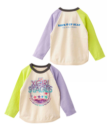X-girl Stages | B/B TEE “ROCK UP BEAT!” (4Ｔ～7Ｔ)(Tシャツ/カットソー)