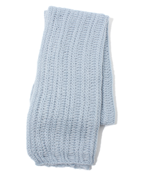 WEGO（ウィゴー）の「WEGO/ロングニットマフラー（マフラー・レディース・アイボリー/ブラック/グレー/サックスブルー/ピンク・FREE）」の10枚目の写真