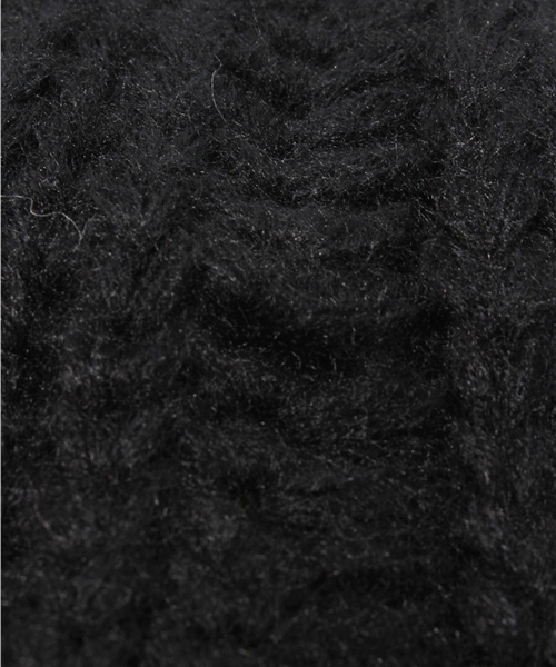 WEGO（ウィゴー）の「WEGO/ロングニットマフラー（マフラー・レディース・アイボリー/ブラック/グレー/サックスブルー/ピンク・FREE）」の8枚目の写真