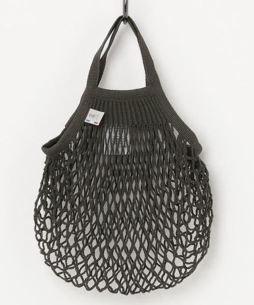 Filt（フィルト）の「FILT:MINI NET BAG（エコバッグ/サブバッグ・レディース・ライトグレー/オフホワイト/オリーブ/ベージュ系その他・ONE SIZE）」の4枚目の写真
