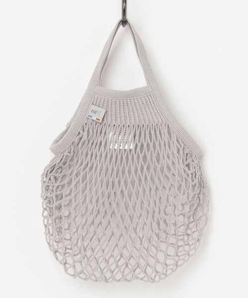Filt（フィルト）の「FILT:MINI NET BAG（エコバッグ/サブバッグ・レディース・ライトグレー/オフホワイト/オリーブ/ベージュ系その他・ONE SIZE）」の3枚目の写真