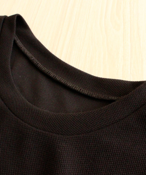 Sawa a la mode（サワアラモード）の「シンプルなコットンワンピースとスヌードのセット（ワンピース・レディース・ブラック・FREE）」の14枚目の写真