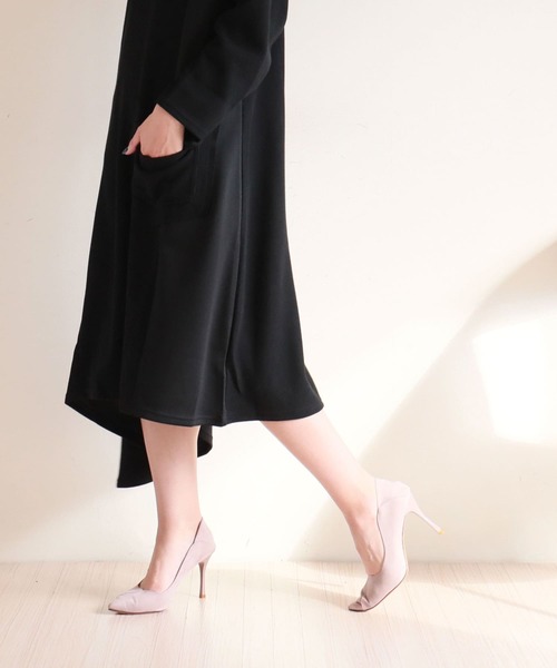 Sawa a la mode（サワアラモード）の「シンプルなコットンワンピースとスヌードのセット（ワンピース・レディース・ブラック・FREE）」の5枚目の写真