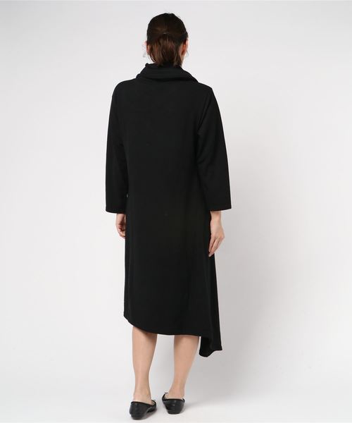 Sawa a la mode（サワアラモード）の「シンプルなコットンワンピースとスヌードのセット（ワンピース・レディース・ブラック・FREE）」の17枚目の写真