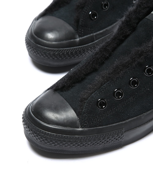 CONVERSE（コンバース）の「ALL STAR BOA-SLIP (OS) OX / オールスターボアスリップ (OS) OX（スニーカー・レディース・ブラック×ブラック・3/3.5/4/4.5/5/5.5/6）」の12枚目の写真