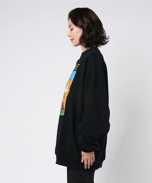 PUNYUS（プニュズ）の「DOGGYLIFEスウェット（スウェット・レディース・オレンジ/杢グレー/ブラック・4/3）」の4枚目の写真