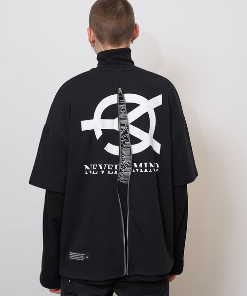 OY(オーワイ)の「スリーブライン長袖Tシャツ/カットソー(Tシャツ/カットソー・メンズ・ホワイト/ブラック/オレンジ・FREE)」の8枚目の写真