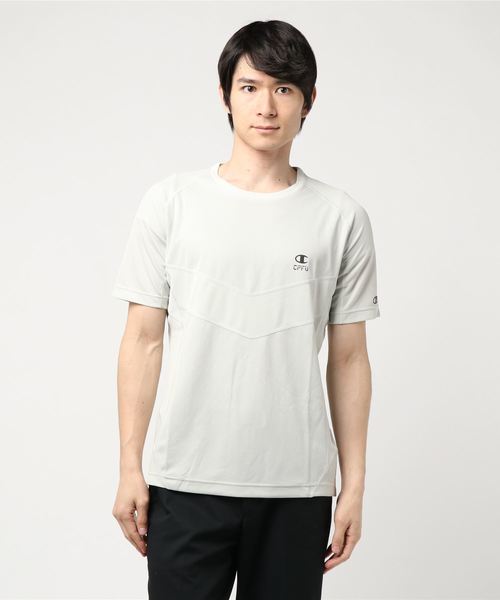 Champion（チャンピオン）の「チャンピオン T-SHIRT C3-PS306（Tシャツ/カットソー・メンズ・ブラウン/ネイビー/ライトグレー・M/L/XL）」の2枚目の写真