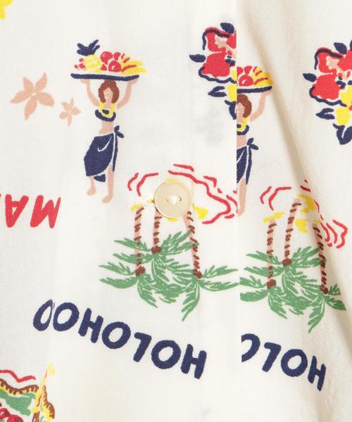 niko and...（ニコアンド）の「POPアロハVネックフレアブラウス（シャツ/ブラウス・レディース・アイボリー/ブラック/ネイビー/イエロー/レッド・MEDIUM/LARGE）」の15枚目の写真