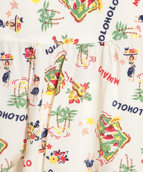 niko and...（ニコアンド）の「POPアロハVネックフレアブラウス（シャツ/ブラウス・レディース・アイボリー/ブラック/ネイビー/イエロー/レッド・MEDIUM/LARGE）」の21枚目の写真