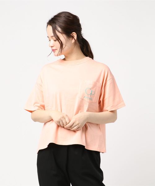 Ocean Pacific（オーシャンパシフィック）の「半袖Tシャツ OP 529507（Tシャツ/カットソー・レディース・ネイビー/オレンジ/ミント・M/L）」の3枚目の写真