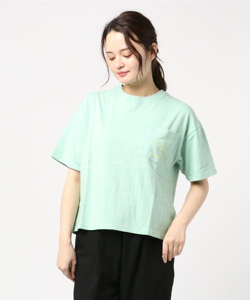 Ocean Pacific（オーシャンパシフィック）の「半袖Tシャツ OP 529507（Tシャツ/カットソー・レディース・ネイビー/オレンジ/ミント・M/L）」の2枚目の写真