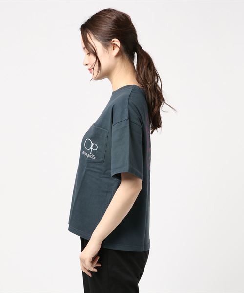 Ocean Pacific（オーシャンパシフィック）の「半袖Tシャツ OP 529507（Tシャツ/カットソー・レディース・ネイビー/オレンジ/ミント・M/L）」の4枚目の写真