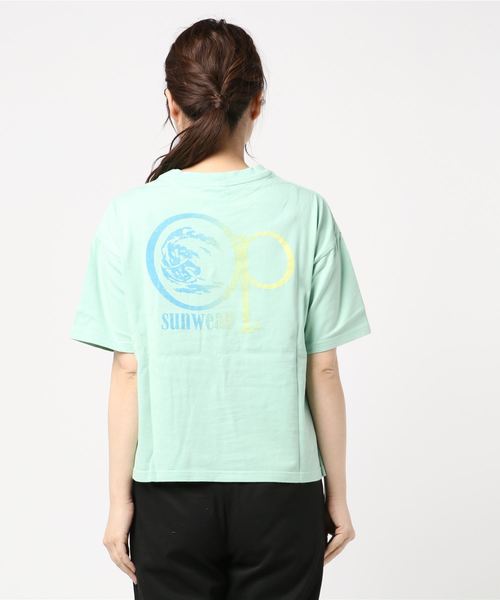 Ocean Pacific（オーシャンパシフィック）の「半袖Tシャツ OP 529507（Tシャツ/カットソー・レディース・ネイビー/オレンジ/ミント・M/L）」の6枚目の写真